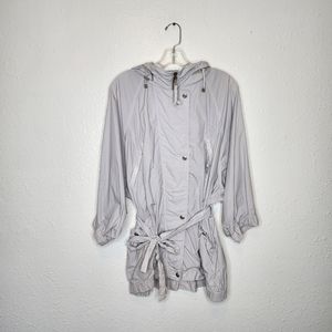 COLE HAAN Lightweight Packable Wide Sleeves Hooded Jacket Size L